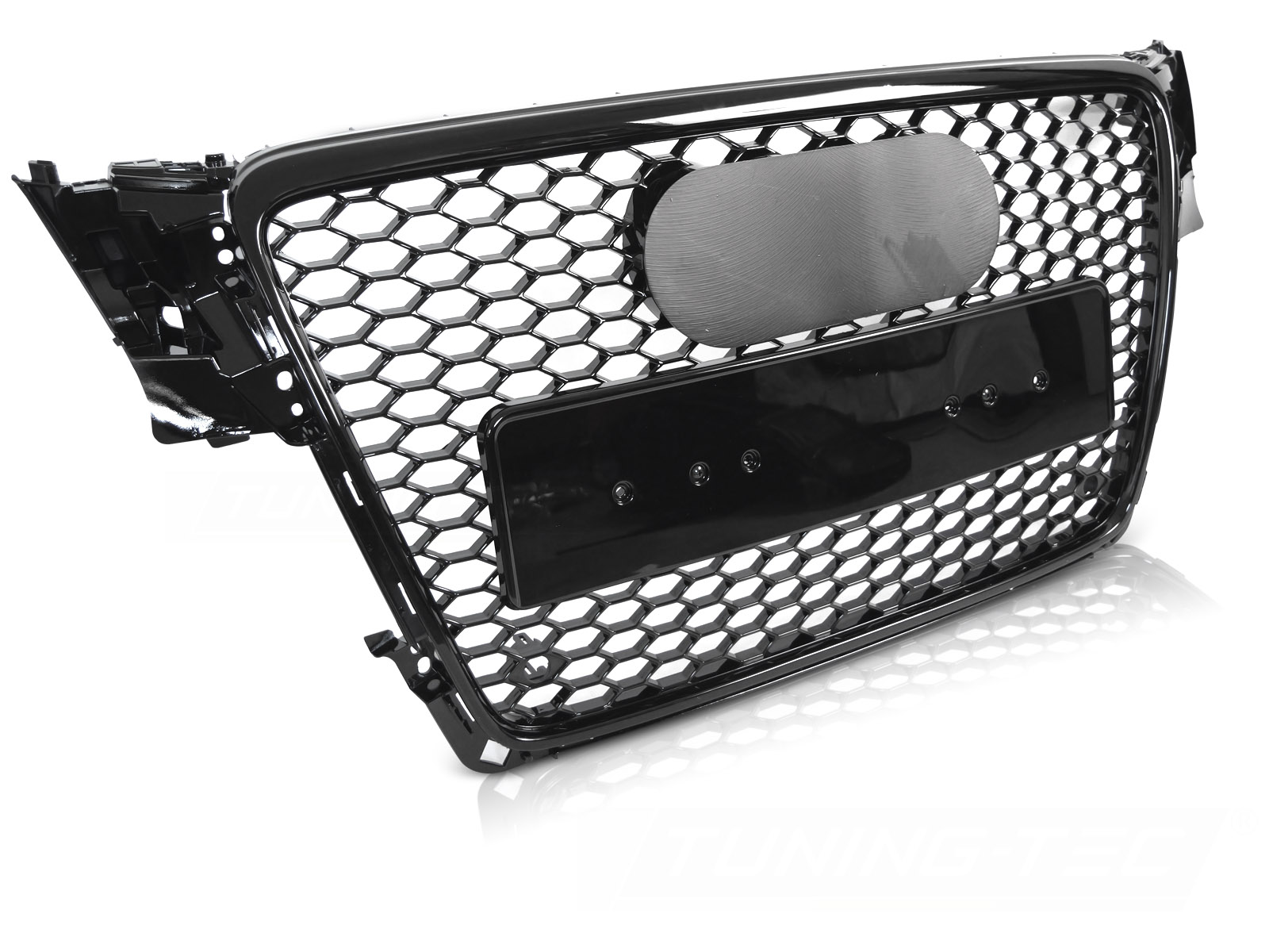 Predná maska Audi A4 B8 08-11 Sport Glossy Black PDC - 96