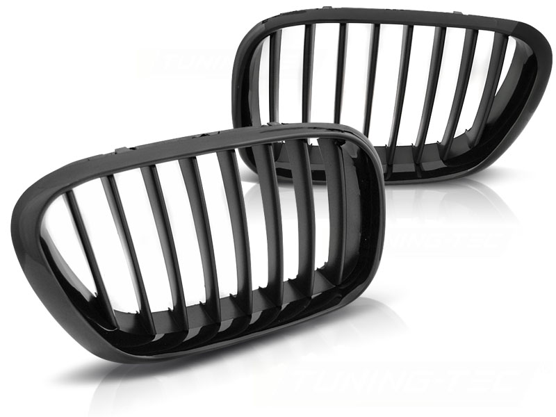 Predná maska BMW X5 E53 99-03 Glossy Black-Black Frame