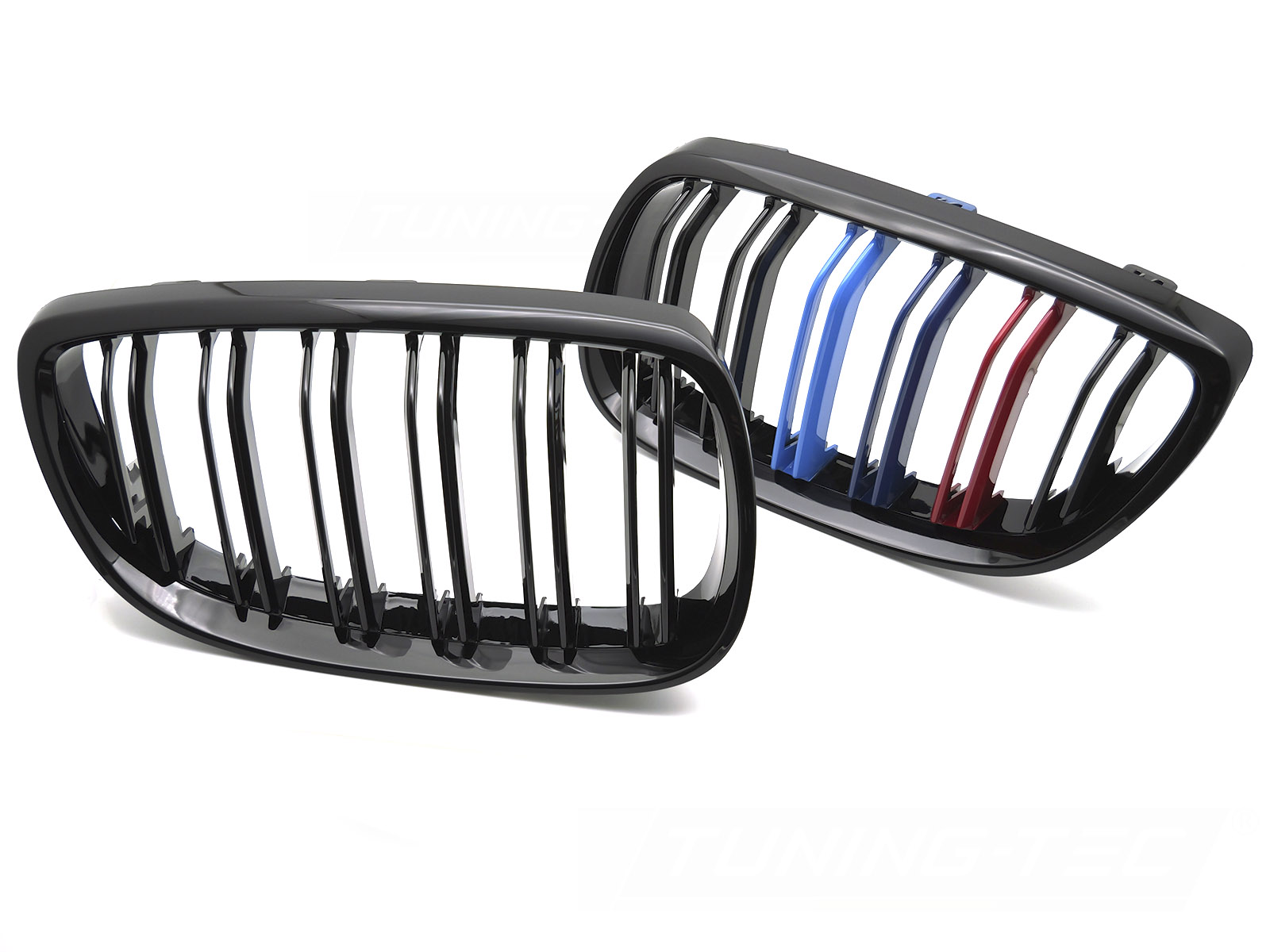 Predná maska BMW E92 / E93 06-10 Sport Glossy Black Tri-Colour Double Bar