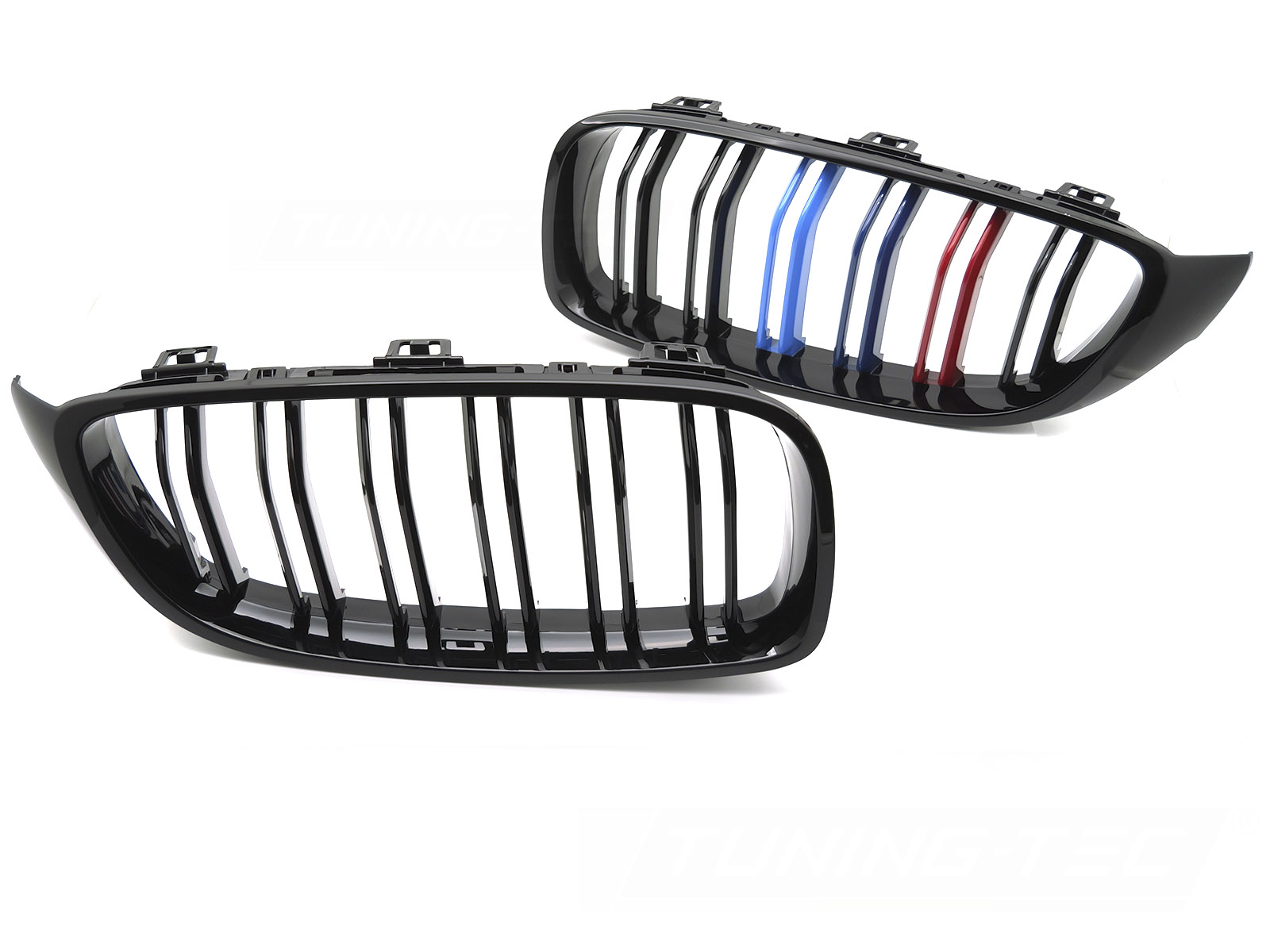 Predná maska BMW F32 / F33 / F36 13-20 Sport Glossy Black Tri-Colour Double Bar