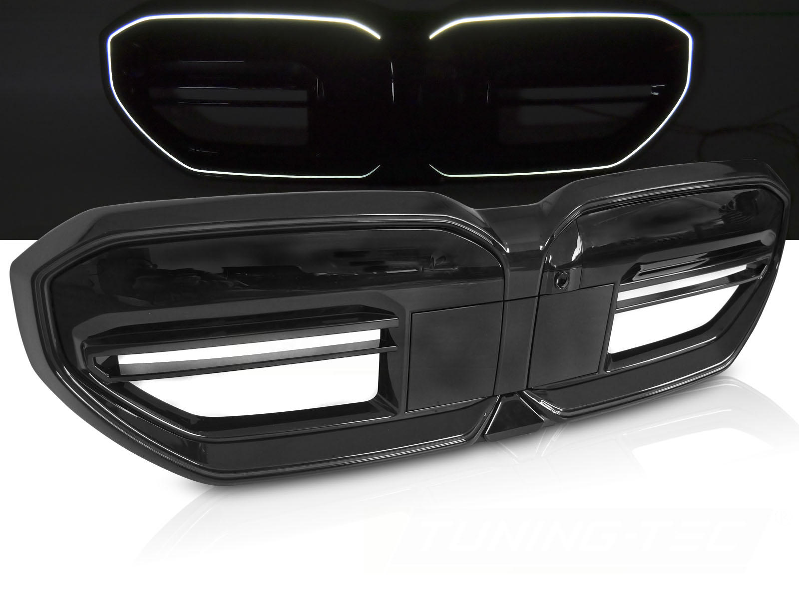 Predná maska BMW 5er G60 G61 23- Sport Glossy Black s LED