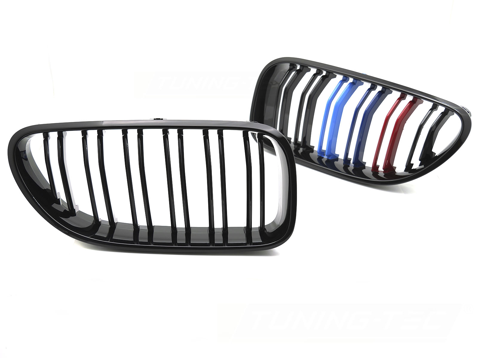 Predná maška BMW F12 / F13 11-18 Sport Glossy Black Tri-Colour Double Bar