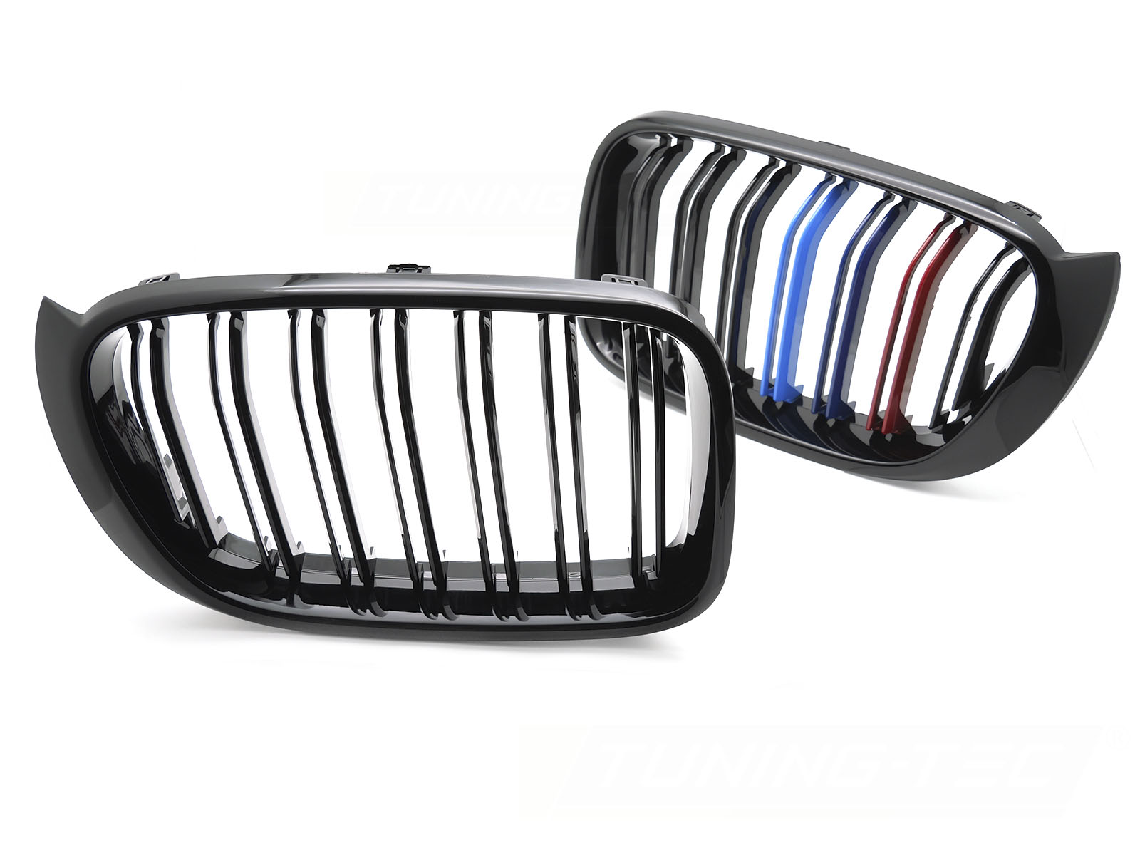 Predná maska BMW X3 F25 LCI 14-17 / X4 F26 14-18 Sport Glossy Black Tri-Colour Double Bar