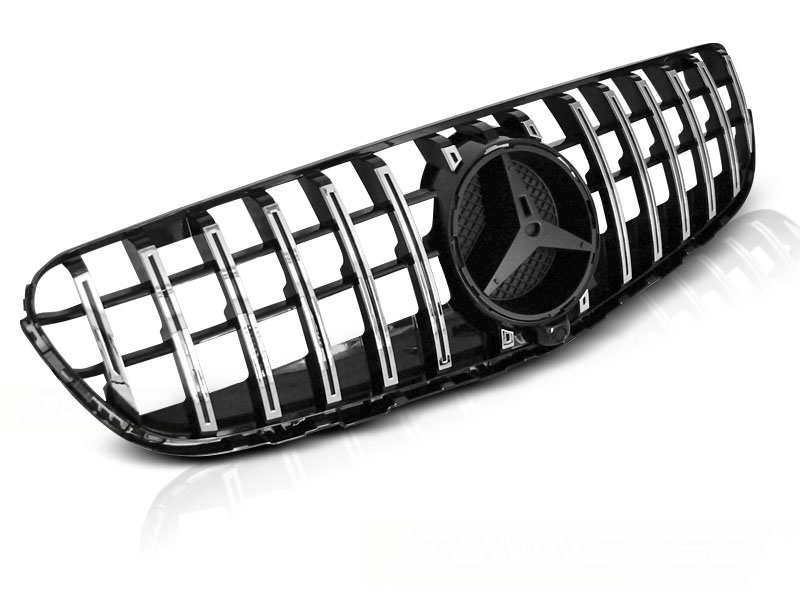 Predná maska Mercedes GLC W253 15-18 Sport Glossy Black Chrome GT-R Look