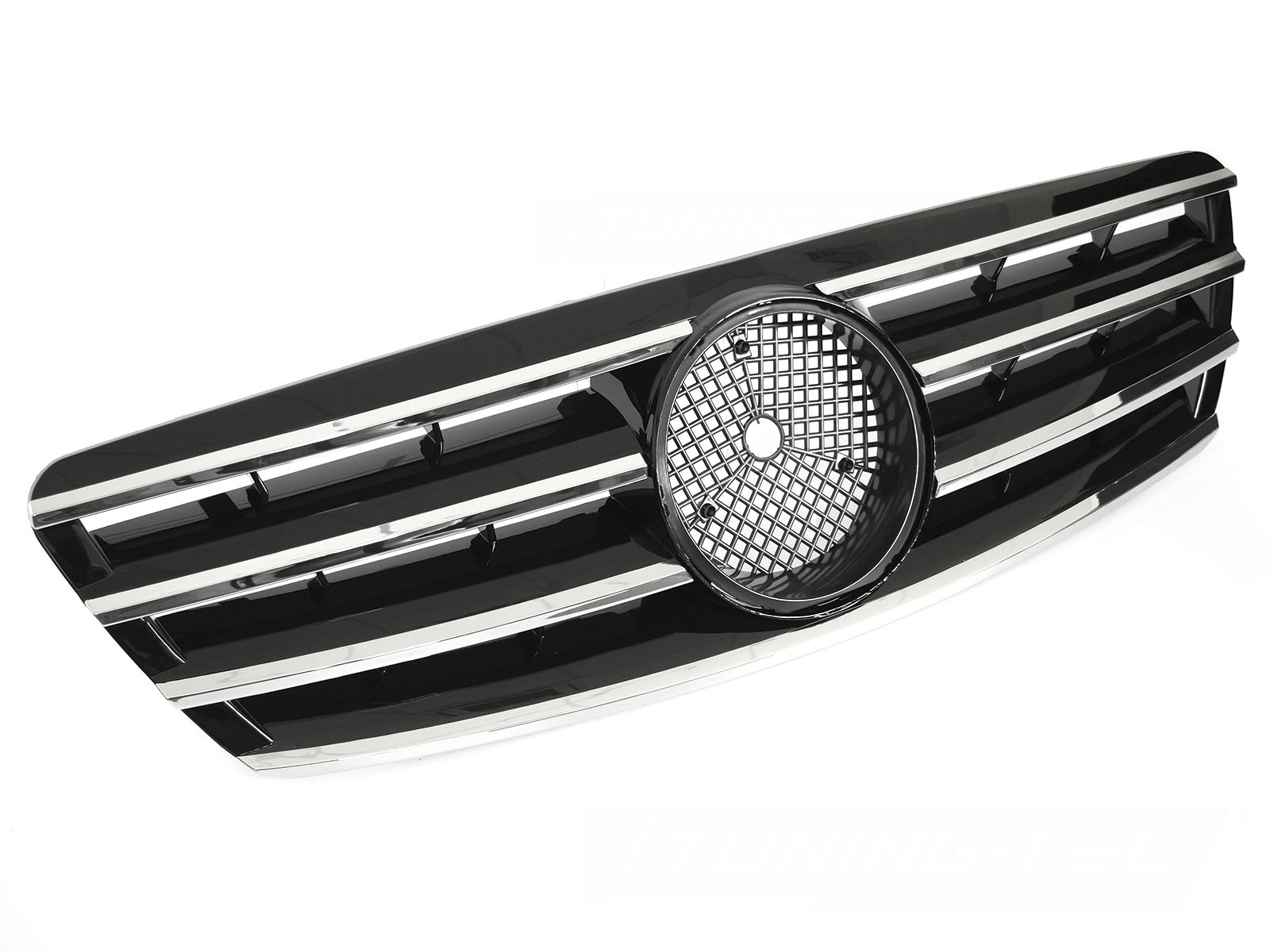 Predná maska Mercedes C-Class W203 / S203 00-07 CL Style Black-Chrome