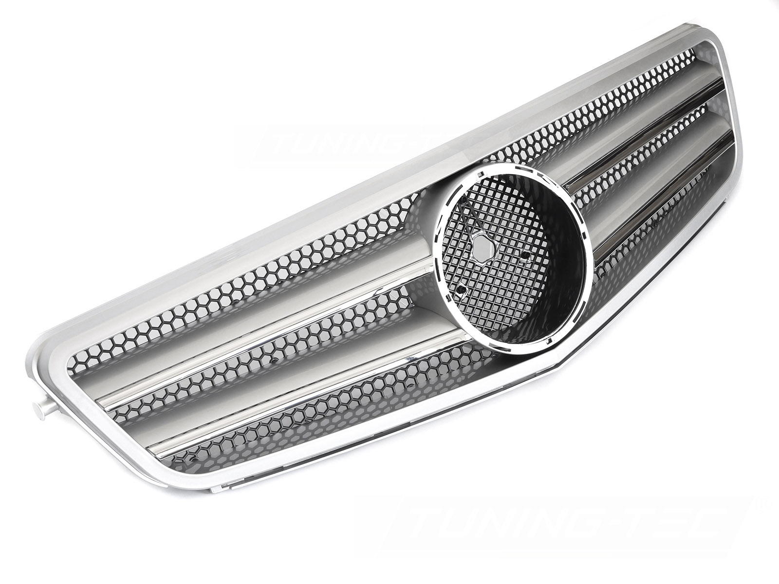 Predná maska Mercedes C-Klasa W204 / S204 07-14 Sport Silver-Chrome