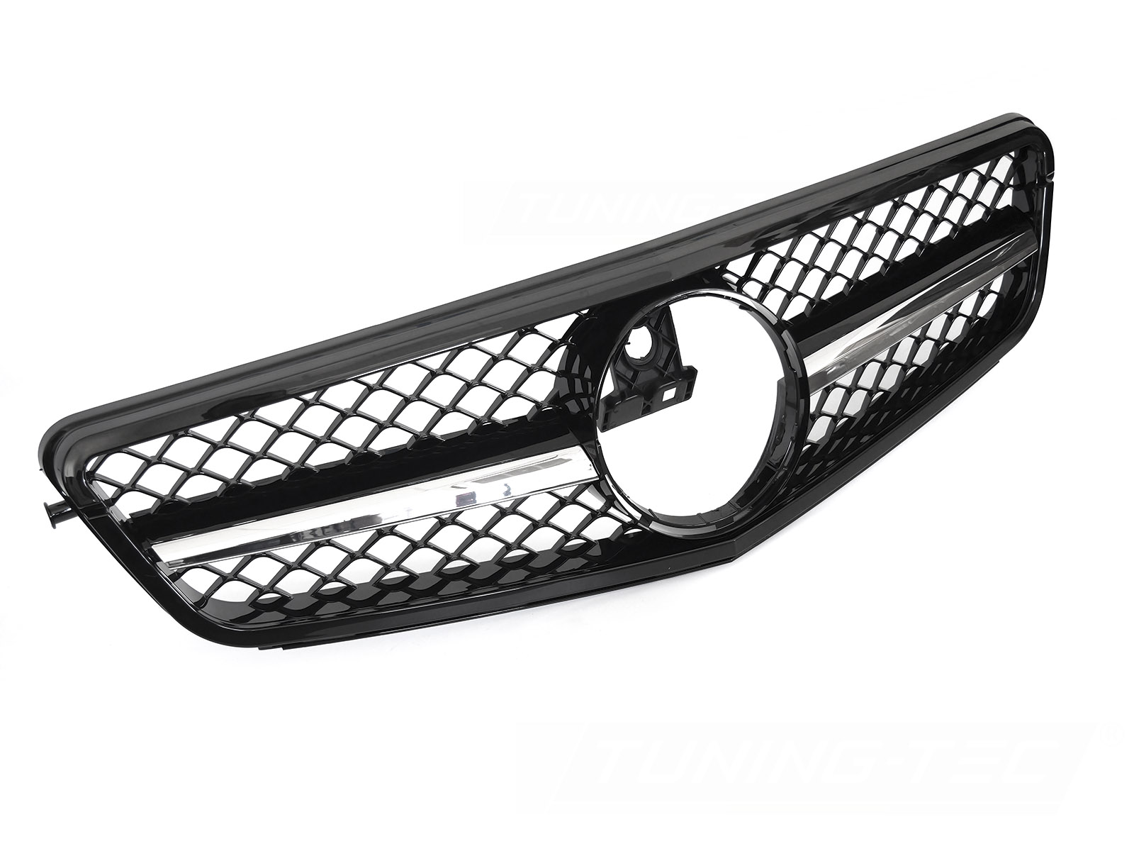 Predná maska Mercedes C-Klasa W204 / S204 07-14 SL Style Black Chrome
