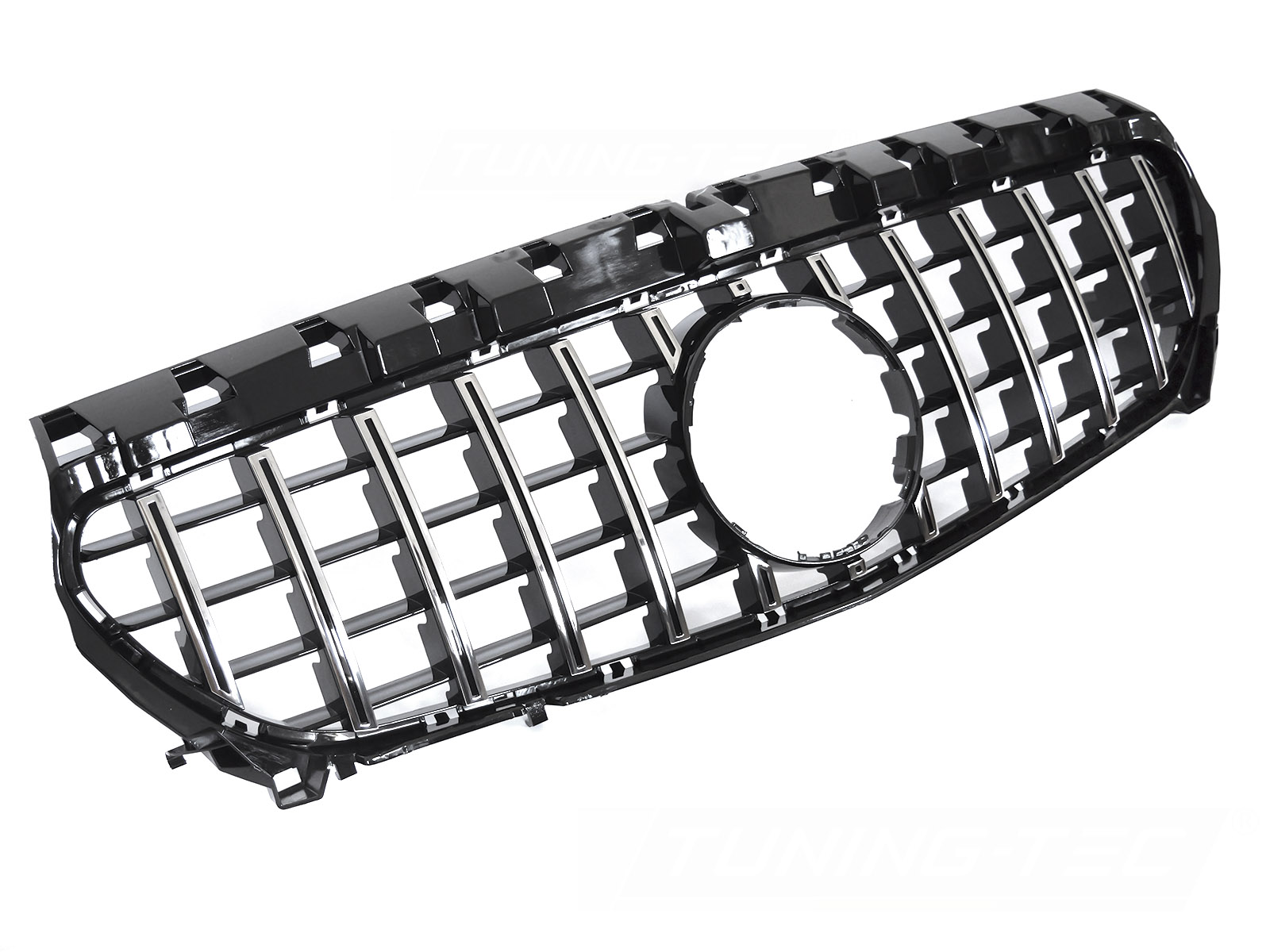 Predná maska Mercedes CLA W117 13-19 GT Style Black-Chrome