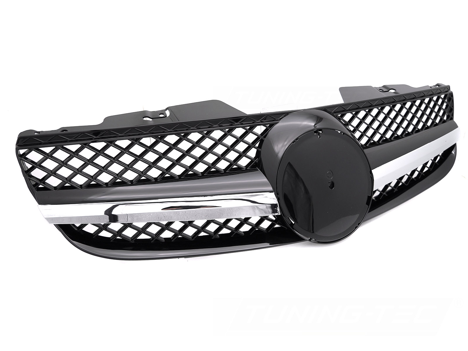 Predná maska Mercedes SL R230 06-08 Sport Chrome Black