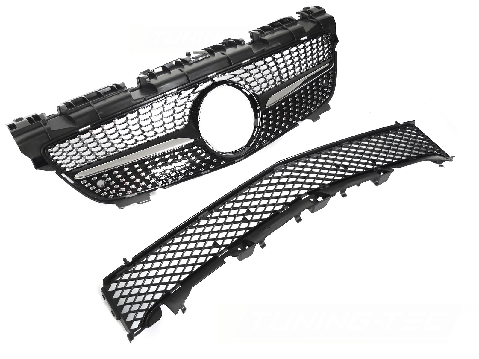 Predná maska Mercedes SLK R172 11-15 Diamond Black Chrome