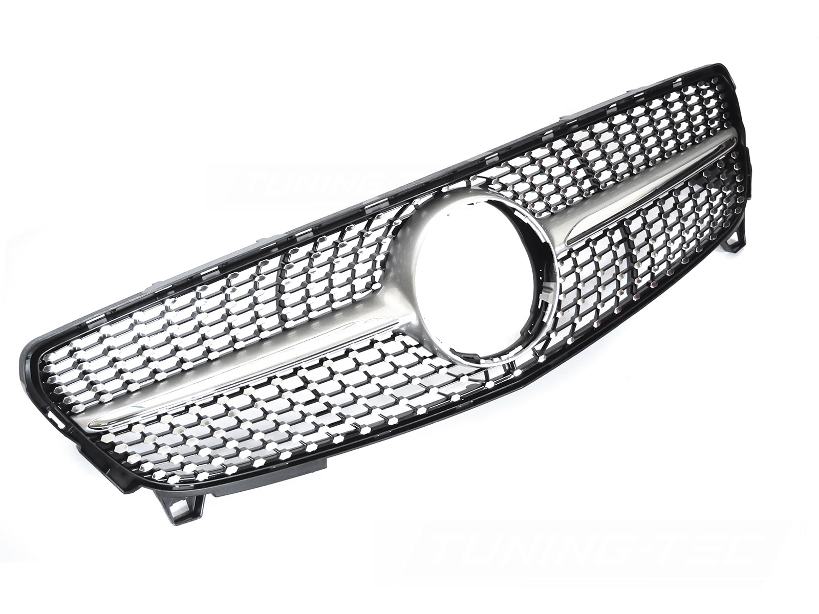 Predná maska Mercedes A-Klasa W176 15-18 Diamond Silver Chrome