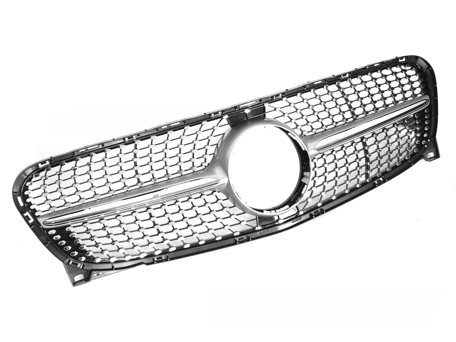 Predná maska Mercedes GLA X156 13-16 Diamond Silver Chrome