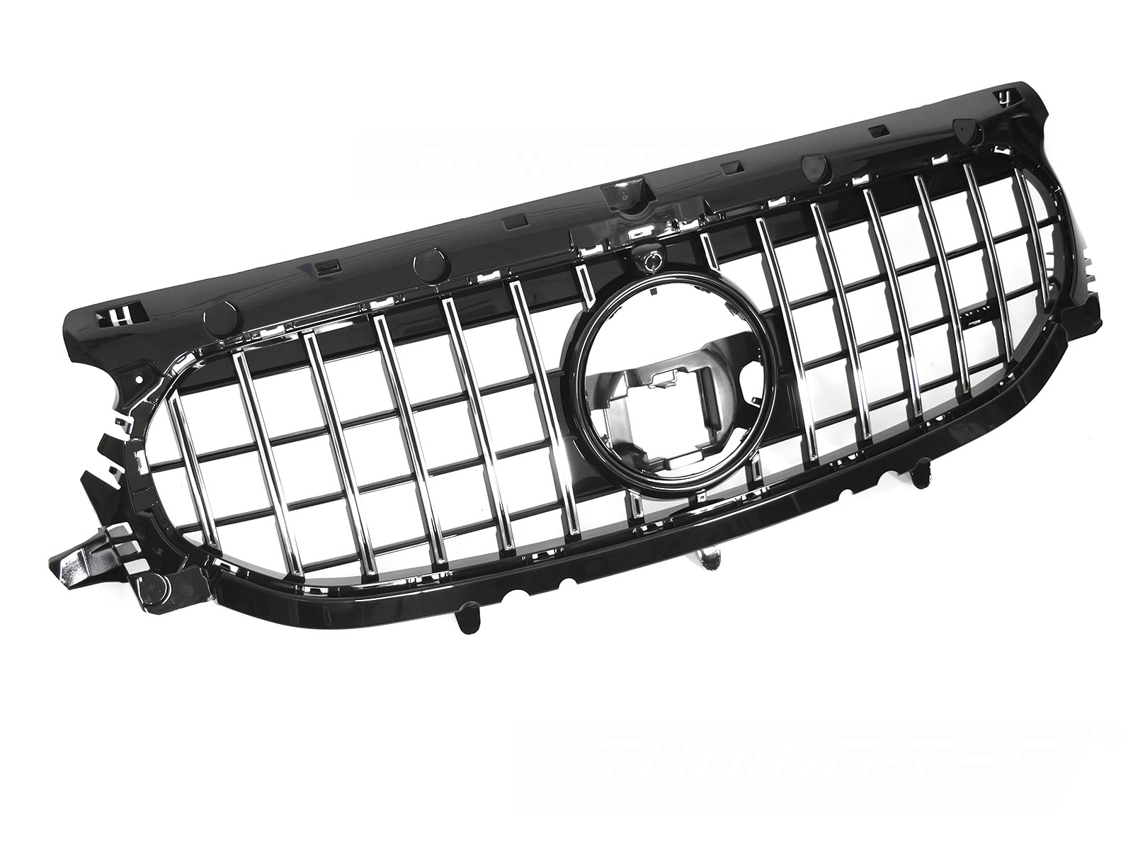 Predná maska Mercedes GLA H247 19-23 GT Style Black Chrome
