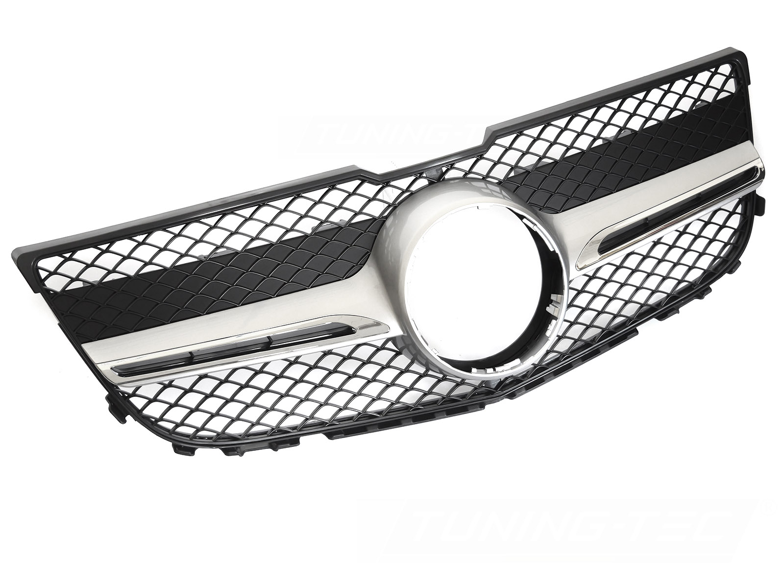 Predná maska Mercedes GLK X204 13-15 GT Style Silver-Chrome