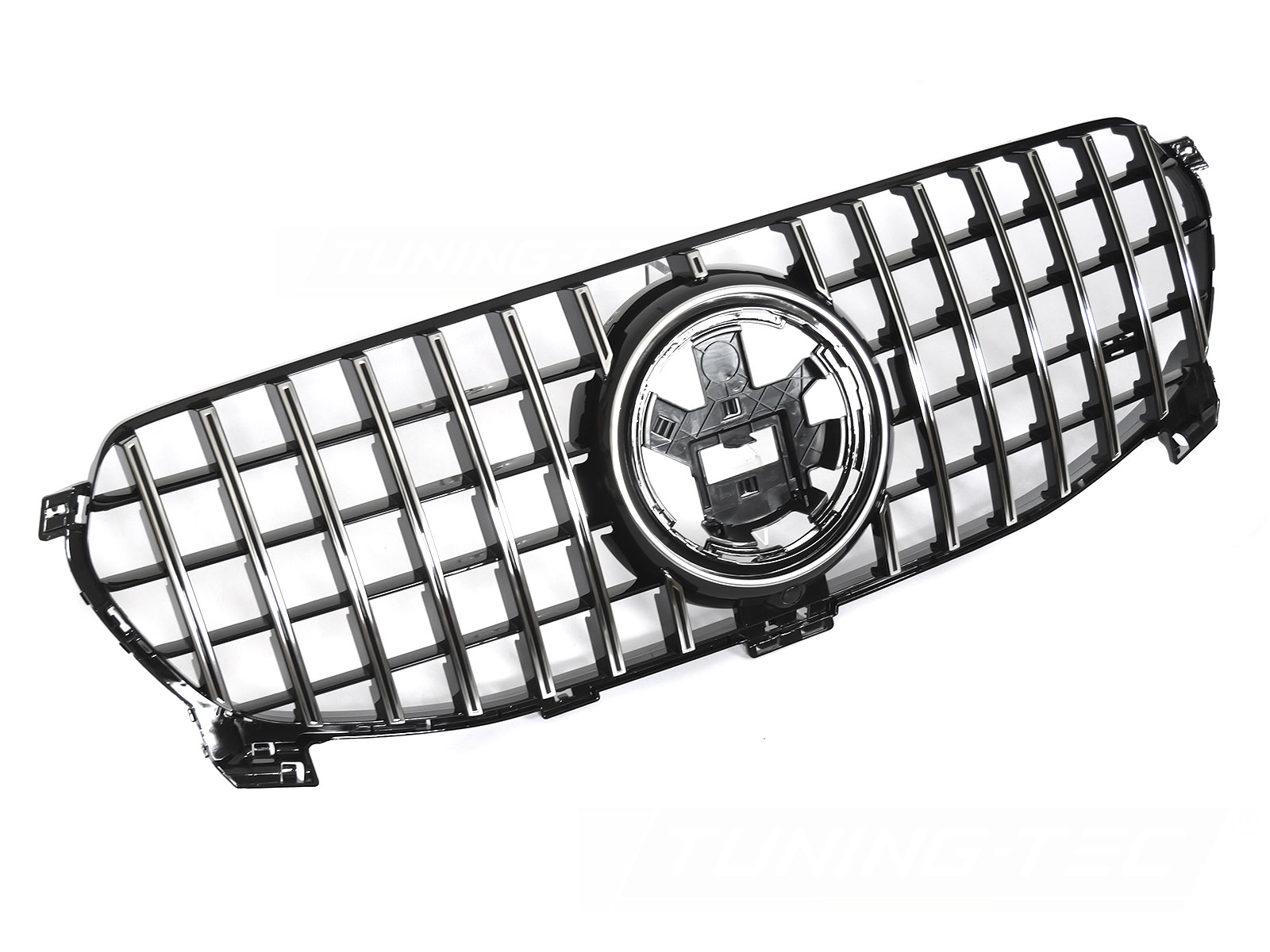 Predná maska Mercedes GLE V167 19-23 GT Style Black-Chrome