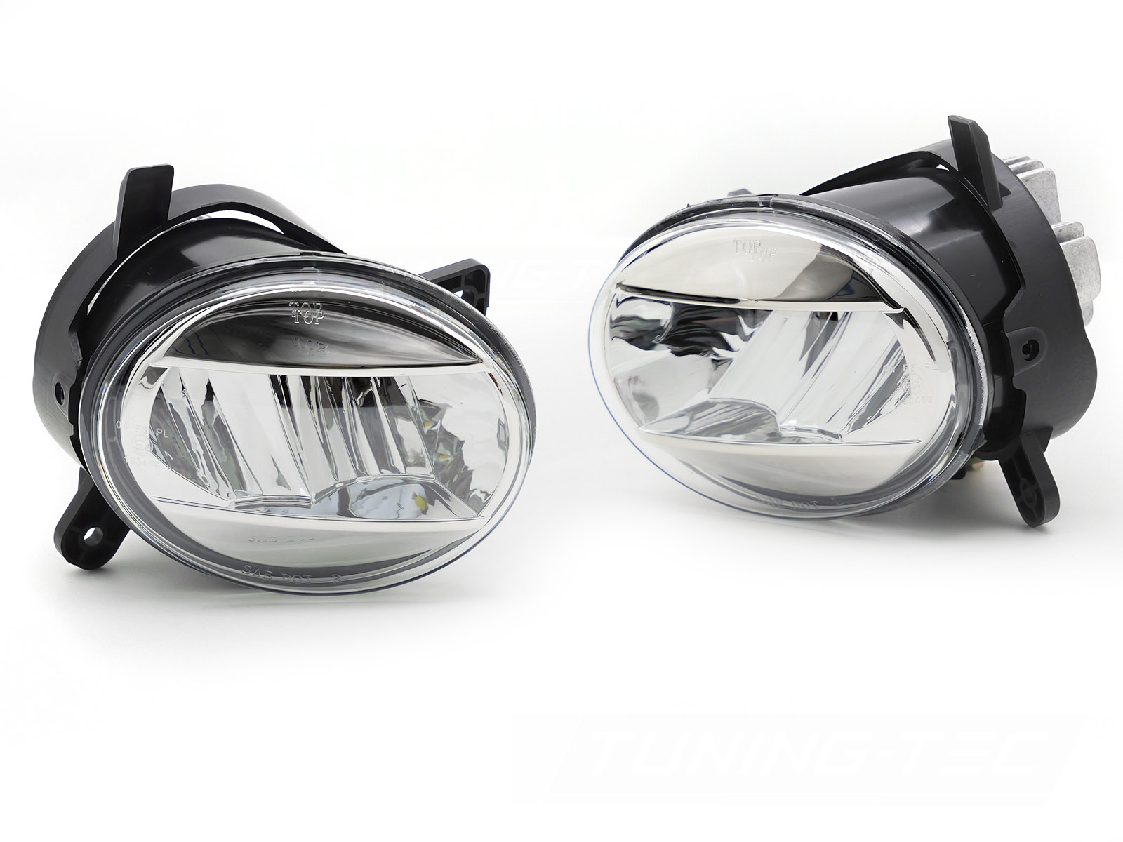 Hmlové svetlá LED Audi A4 B8 08-11 / A6 C6 09-11 / Q5 8R 08-16 Chrome Clear