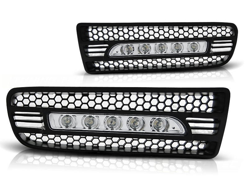 Rámčeky hmlových svetiel s LED denným svietením VW Golf 4
