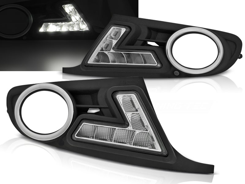LED rámčeky hmloviek s denným svietením (DRL) VW Golf 6