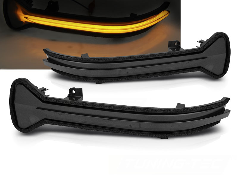Bočné smerovky do zrkadla BMW G30 / G31 / G11 / G12 Smoke LED SEQ
