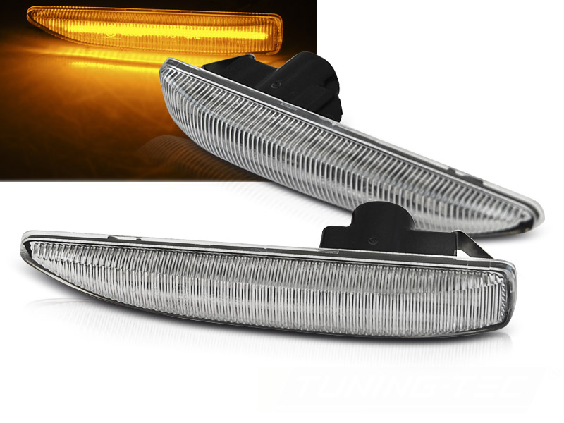 Bočné smerovky BMW E65 / E66 / E67 01-08 White LED Sequential