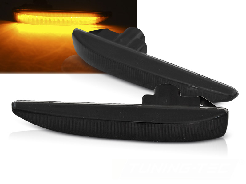Bočné smerovky BMW E65 / E66 / E67 01-08 Smoke LED SEQ