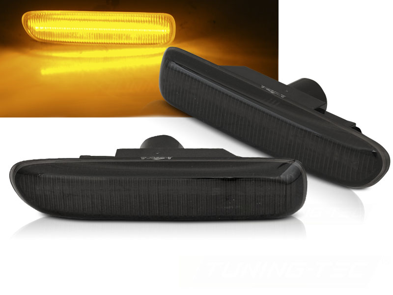 Bočné smerovky BMW E46 Smoke LED SEQ