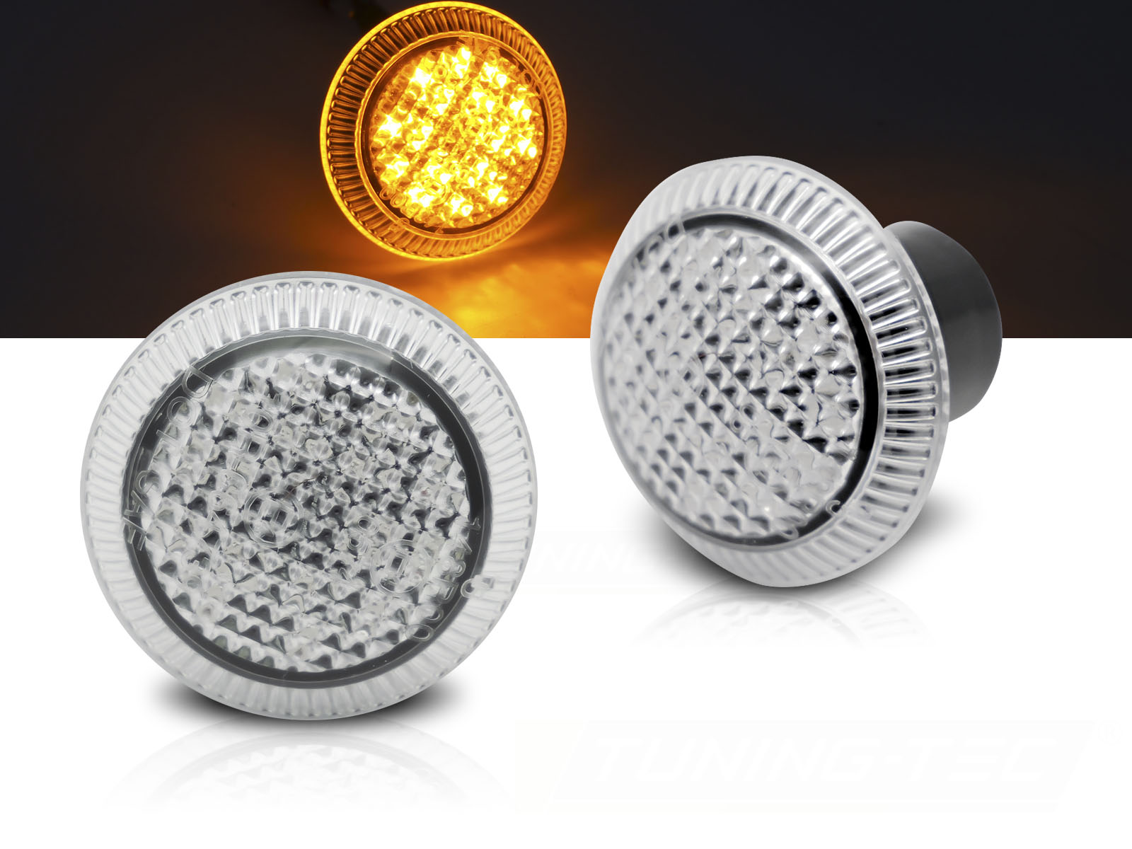 Bočné smerovky LED White Ford Tourneo Connect 12-22