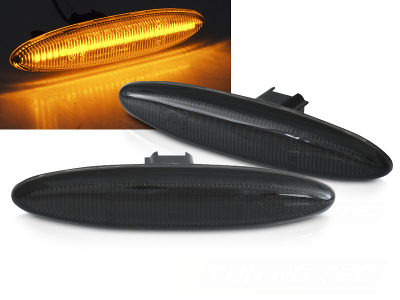 Bočné smerovky Lexus IS II 06-10 Smoke LED SEQ