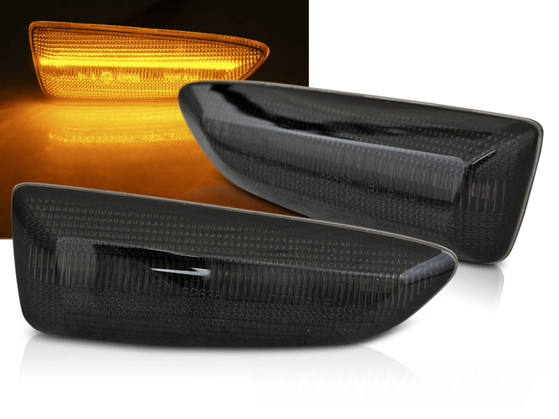 Bočné smerovky Opel Astra J / Astra K / Zafira C / Insignia B Smoke LED SEQ