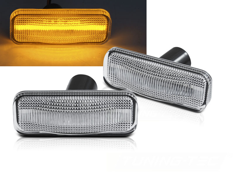 Bočné smerovky Opel Omega B 94-03 White LED SEQ