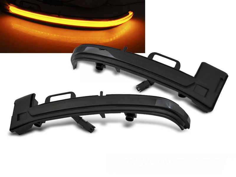 Bočné smerovky do zrkadla Peugeot 308 13-21 Smoke LED SEQ