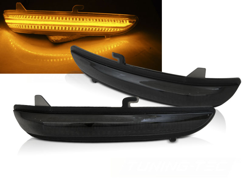 Bočné smerovky do zrkadla Peugeot 208 / 2008 / Citroen C3 Smoke LED SEQ