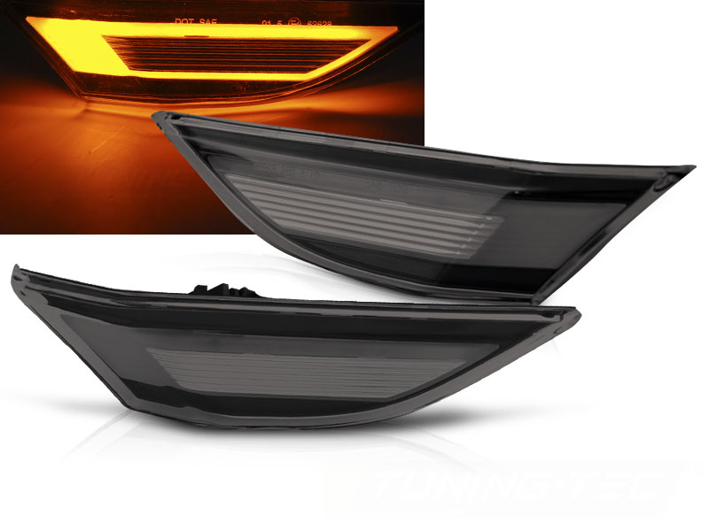 Bočné smerovky Porsche 911 (991) Carrera 11-15 Smoke LED SEQ