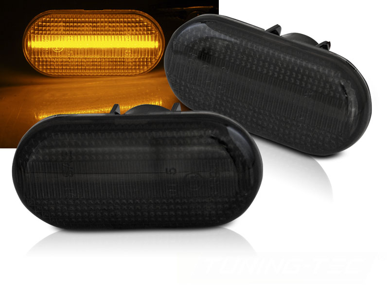 Bočné smerovky Renault Clio / Megane / Scenic / Twingo Smoke LED SEQ