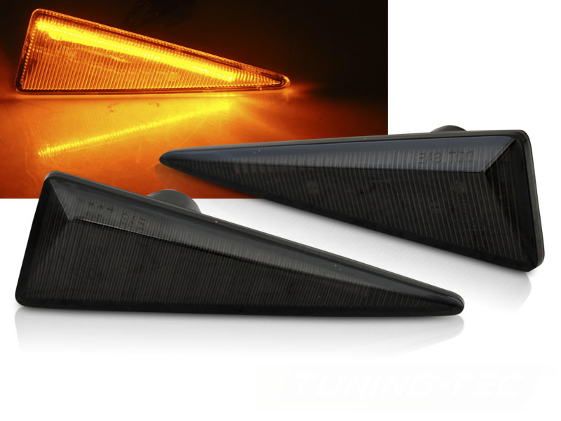 Bočné smerovky Renault Megane MK2 / Scenic Smoke LED SEQ