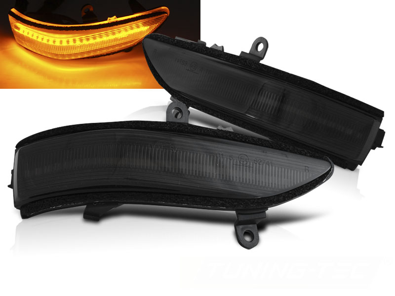 Bočné smerovky do zrkadla Subaru Forester / Outback / Legacy Smoke LED SEQ