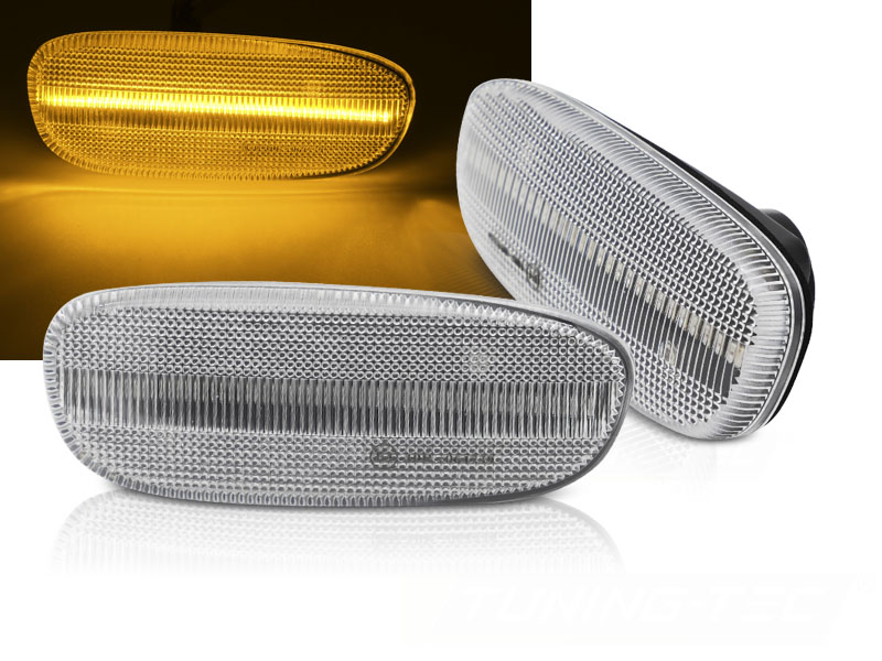 Bočné smerovky Subaru Impreza 93-00 White SEQ LED