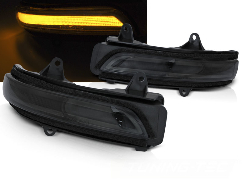 Bočné smerovky do zrkadla Toyota Land Cruiser 150 09-23 Smoke LED SEQ