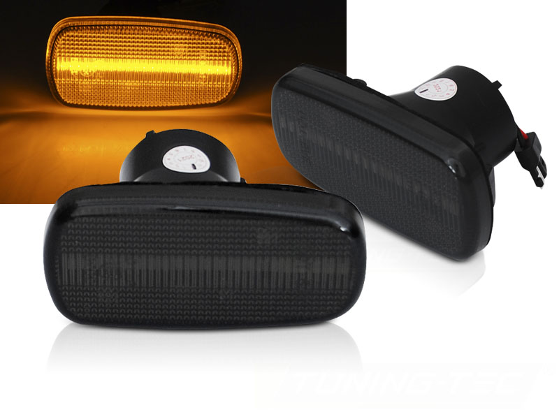 Bočné smerovky Toyota Land Cruiser 120 03-09 Smoke LED SEQ