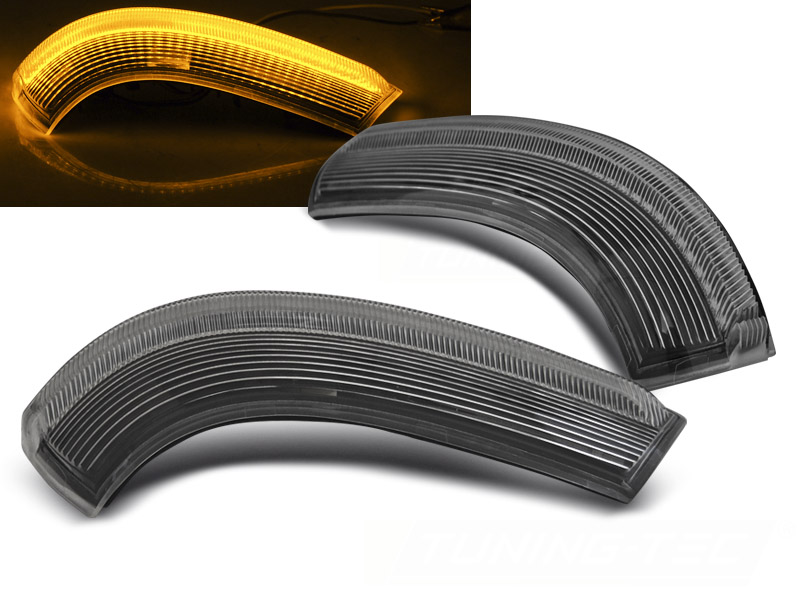 Bočné smerovky do zrkadla VW Golf 5 / Golf Plus / Jetta / Passat / Sharan White LED SEQ