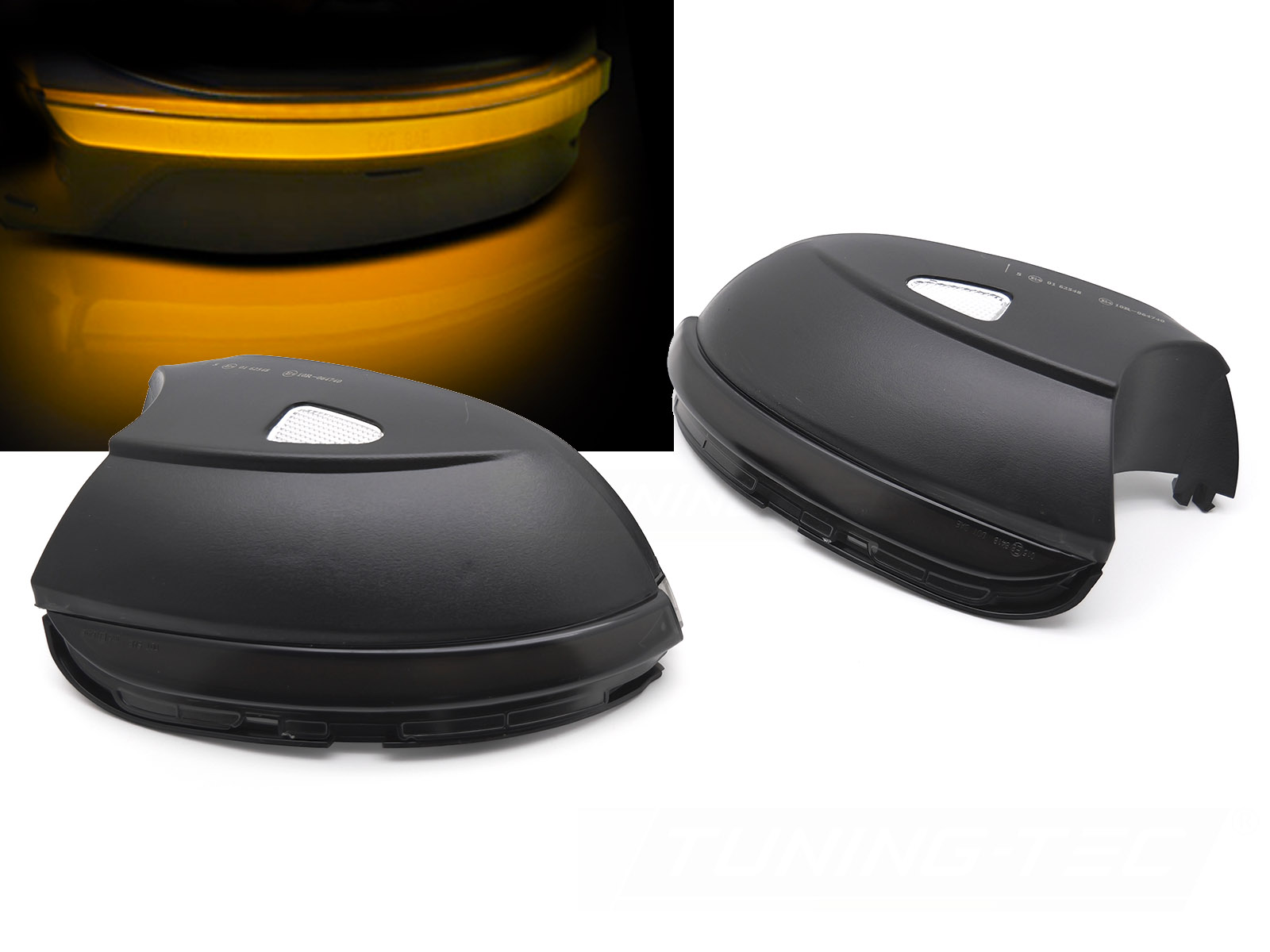 Bočné smerovky do zrkadla VW Passat B7 / CC / Jetta / Beetle / Scirocco Smoke LED SEQ