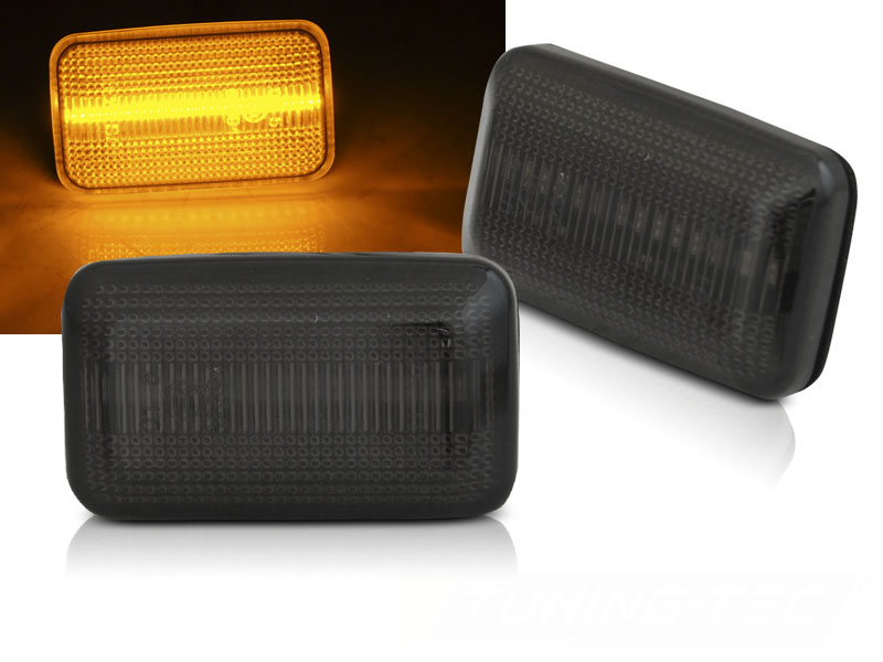 Bočné smerovky VW Golf I / Golf II / Corrado / Jetta Smoke LED SEQ