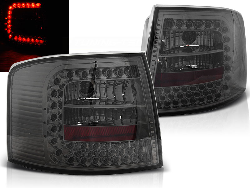Zadné LED svetlá Audi A6 C5 Avant 97-04 Smoke