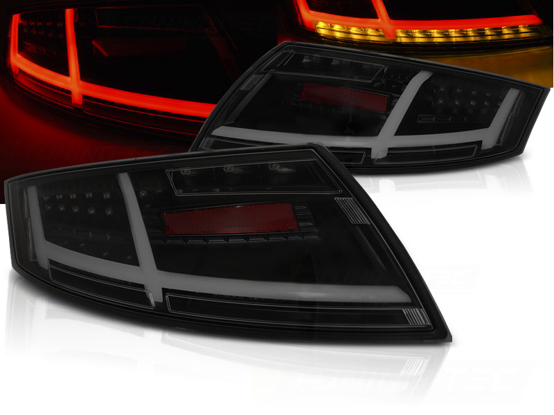 Zadné LED BAR svetlá Audi TT 8J 06-14 Black Smoke