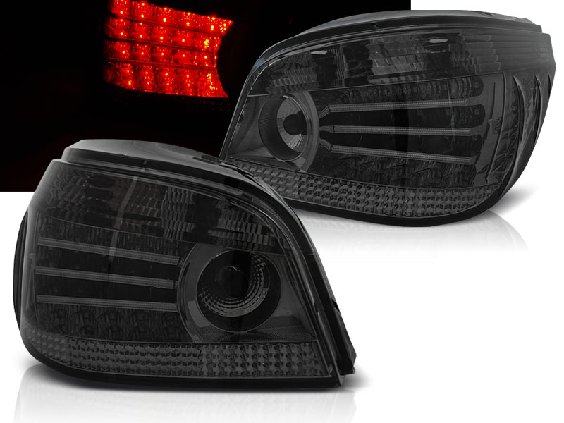 Zadné LED svetlá BMW E60 03-07 Smoke - 60
