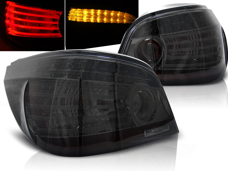 Zadné LED svetlá BMW E60 03-07 Smoke - A2