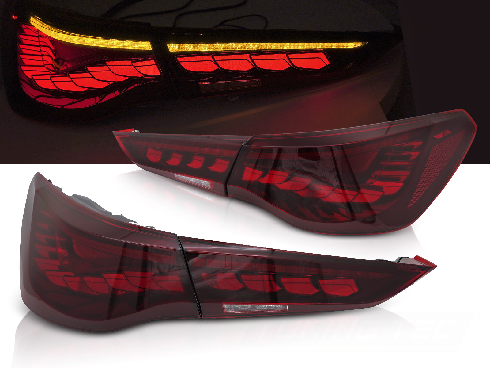 Zadné LED svetlá BMW 4er G22 / G23 20-24 Red