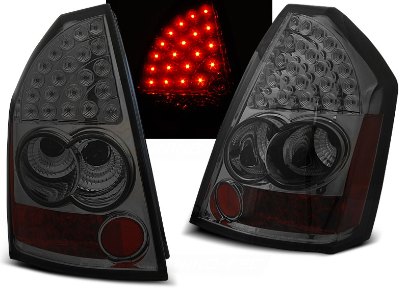 Zadné LED svetlá Chrysler 300C 05-08 Smoke