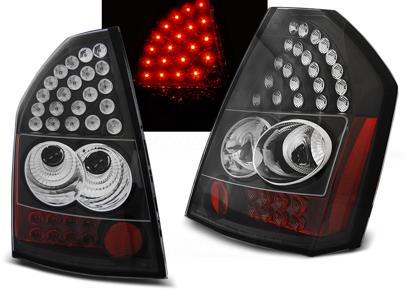 Zadné LED svetlá Chrysler 300C / 300 08-10 Black