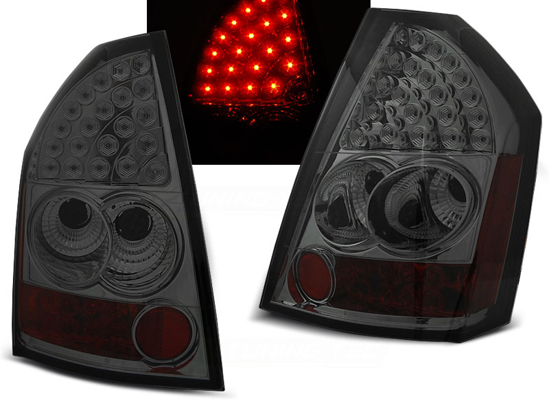 Zadné LED svetlá Chrysler 300C / 300 08-10 Smoke
